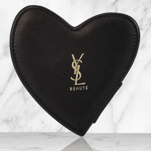 YSL Heart-Shaped Black Jewelry Box - Picture 1 of 10